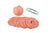 4" Roseate / Pink Coral Round Paper Lantern, Even Ribbing, Hanging Decoration (10 PACK) - AsianImportStore.com - B2B Wholesale Lighting and Decor