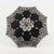 32" Black Lace Cotton Fabric Parasol Umbrella w/ Metal Frame - AsianImportStore.com - B2B Wholesale Lighting and Decor