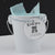 Small 4" White Metal Pail Bucket Party Favor with Handle - AsianImportStore.com - B2B Wholesale Lighting and Decor