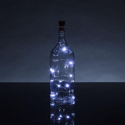 3 Ft 10 Super Bright Cool White LED Solar Operated Wine Bottle lights With Cork DIY Fairy String Light For Home Wedding Party Decoration - AsianImportStore.com - B2B Wholesale Lighting and Decor