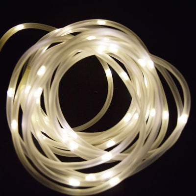 50 Warm White LED Solar Powered Garden Stake Rope Tube String Light  w/ Light Sensor (16.5 FT) - AsianImportStore.com - B2B Wholesale Lighting and Decor