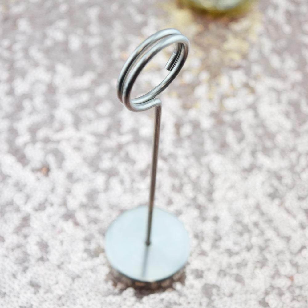  Heavy-Duty Stainless Steel Metal Name Table Place Card Holder Stand - 6 Inch - AsianImportStore.com - B2B Wholesale Lighting and Decor