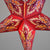 3-PACK + Cord | Red Lotus Glittered 24" Illuminated Paper Star Lanterns and Lamp Cord Hanging Decorations - AsianImportStore.com - B2B Wholesale Lighting and Decor