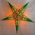 3-PACK + Cord | Chartreuse Green Meditation Glitter 24" Illuminated Paper Star Lanterns and Lamp Cord Hanging Decorations - AsianImportStore.com - B2B Wholesale Lighting and Decor