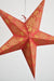 3-PACK + Cord | Red Winds Glitter 24" Illuminated Paper Star Lanterns and Lamp Cord Hanging Decorations - AsianImportStore.com - B2B Wholesale Lighting and Decor