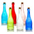 6pc Stella Colorful Decorative Vintage Glass Bottles and Flower Vases Wedding Table and Centerpiece Display - AsianImportStore.com - B2B Wholesale Lighting and Decor