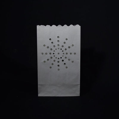 Sunburst Paper Luminaries / Luminary Lantern Bags Path Lighting (10 PACK) - AsianImportStore.com - B2B Wholesale Lighting and Decor