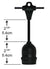 48-Foot Shatterproof S14 LED Filament String Light Outdoor Commercial Weatherproof SJTW Suspended Cord Black, 15 Bulb, 30 Total Watts, Grounded - AsianImportStore.com - B2B Wholesale Lighting and Decor