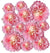 12-Pack Pink Multi-Color Tissue Paper Flower Decorations, EZ-Fluff - AsianImportStore.com - B2B Wholesale Lighting and Decor
