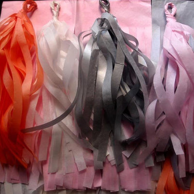 Tissue Paper Tassel Garland Kit - Powder Mix - AsianImportStore.com - B2B Wholesale Lighting and Decor