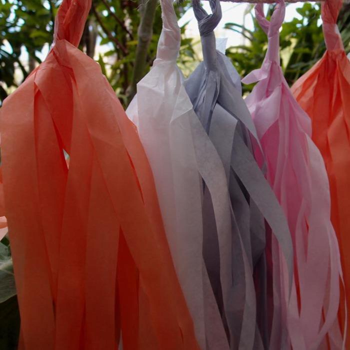 Tissue Paper Tassel Garland Kit - Powder Mix - AsianImportStore.com - B2B Wholesale Lighting and Decor