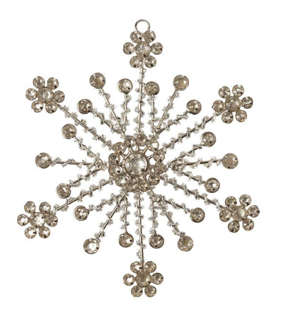 6.75" Tori Snowflake Rhinestone Ornament Christmas Decoration - AsianImportStore.com - B2B Wholesale Lighting and Decor