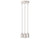Triple Socket Metal White Hardwire Cord Kit Ceiling Pendant Light Fixture w/ Braided Cloth Cord, 10 FT (5 PACK) - AsianImportStore.com - B2B Wholesale Lighting and Décor