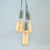 BULK COMBO Triple Socket Pendant Light Cord Combo Kits w/ ST64 Edison Bulbs (19FT, Switch, White) - AsianImportStore.com - B2B Wholesale Lighting and Decor