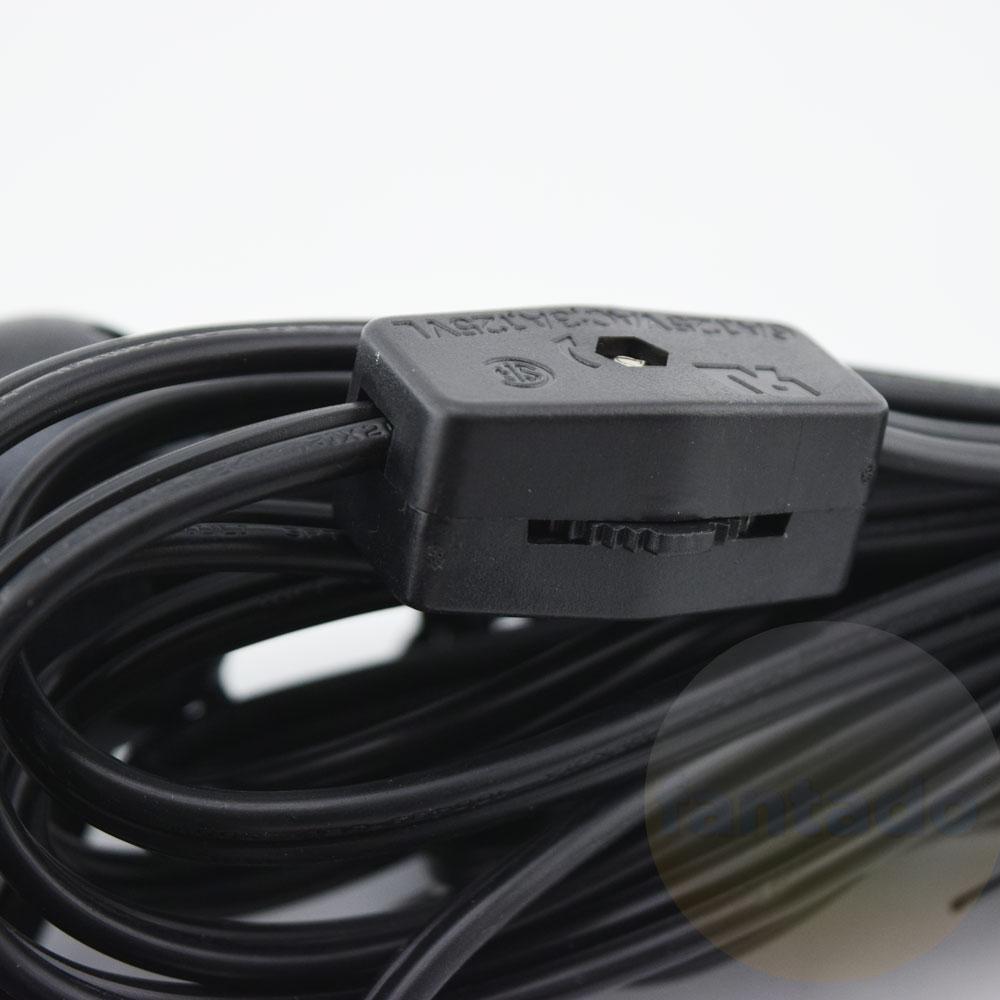Single Socket Black Pendant Light Lamp Cord for Lanterns & Light Bulbs, Switch, 11 FT - AsianImportStore.com - B2B Wholesale Lighting & Decor since 2002
