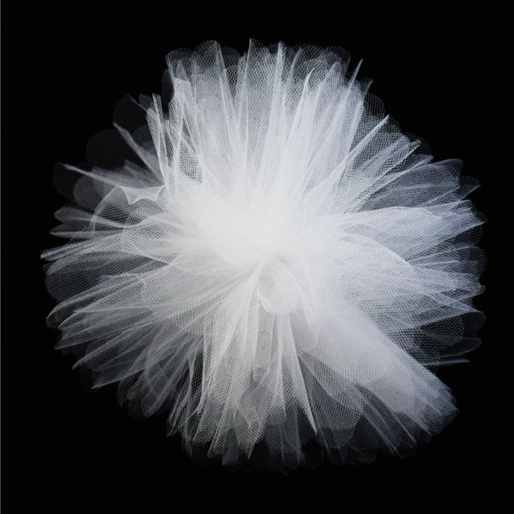 10" White Tulle Fabric Pom Poms Flowers Balls, Decorations (4 PACK) - AsianImportStore.com - B2B Wholesale Lighting and Decor