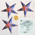3-PACK + Cord | Lilac Purple Lotus Glitter 24" Illuminated Paper Star Lanterns and Lamp Cord Hanging Decorations - AsianImportStore.com - B2B Wholesale Lighting and Decor