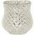 BLOWOUT (20 PACK) Vintage Mercury Glass Candle Holder (4-Inch, Ruby Design, Silver) - Decorative Candle Holder - Home Decor, Party Decorations and Wedding Centerpieces