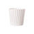 Vintage Milk Glass Candle Holder (2.75-Inch, Caroline Design, Vertical Motif, White) - For use with Tea Lights - Home Decor, Parties and Wedding Decorations - AsianImportStore.com - B2B Wholesale Lighting and Decor