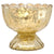 6 Pack | Vintage Mercury Glass Chalice Candle Holders (3-Inch, Suzanne Design, Sundae Cup Motif, Gold) - For Use with Tea Lights - AsianImportStore.com - B2B Wholesale Lighting & Decor since 2002