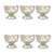 6 Pack | Vintage Mercury Glass Chalice Candle Holders (3-Inch, Suzanne Design, Sundae Cup Motif, Silver) - For Use with Tea Lights - AsianImportStore.com - B2B Wholesale Lighting & Decor since 2002