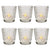 6 Pack | Hobnail Glass Candle Holder (2.5-Inch, Candace Design, Clear) - Use with Tea Lights - For Home Decor, Parties, and Wedding Decorations - AsianImportStore.com - B2B Wholesale Lighting & Decor since 2002