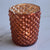 Mercury Glass Tealight Holder (3-Inch, Zariah Design, Rustic Copper Red) - For Use with Tea Lights - For Home Decor, Parties and Wedding Decorations - AsianImportStore.com - B2B Wholesale Lighting and Decor