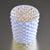 6 Pack | Vintage Mercury Glass Tealight Holders (2.5-Inch, Zariah Design, Antique White) - For Use with Tea Lights - For Home Decor, Parties and Wedding Decorations - AsianImportStore.com - B2B Wholesale Lighting and Decor