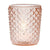 Vintage Glass Candle Holder (3-Inch, Zariah Design, Vintage Pink) - For Use with Tea Lights - For Home Decor, Parties and Wedding Decorations - AsianImportStore.com - B2B Wholesale Lighting and Decor