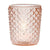 Vintage Glass Candle Holder (3-Inch, Zariah Design, Vintage Pink) - For Use with Tea Lights - For Home Decor, Parties and Wedding Decorations - AsianImportStore.com - B2B Wholesale Lighting and Decor