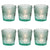 6 Pack | Vintage Glass Candle Holders (3-Inch, Ophelia Design, Vintage Green) - For Use with Tea Lights - Home Decor, Parties, and Wedding Decorations - AsianImportStore.com - B2B Wholesale Lighting and Decor
