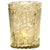Vintage Mercury Glass Candle Holder (4-Inch, Heather Design, Gold) - For Use with Tea Lights - For Home Decor, Parties, and Wedding Decorations - AsianImportStore.com - B2B Wholesale Lighting & Decor since 2002