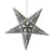 24" White Victoria Glitter Paper Star Lantern, Hanging Wedding & Party Decoration - AsianImportStore.com - B2B Wholesale Lighting and Decor