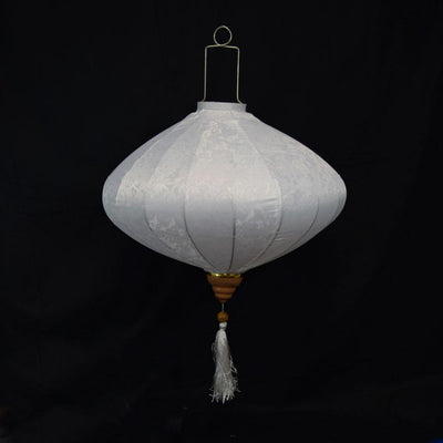 Extra Large White Vietnamese Silk Lantern, Diamond Shaped - AsianImportStore.com - B2B Wholesale Lighting and Decor
