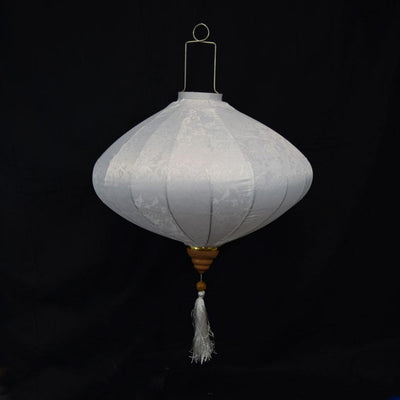 XXL Large White Vietnamese Silk Lantern, Diamond Shaped - AsianImportStore.com - B2B Wholesale Lighting and Decor