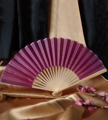 BULK PACK (50) 9" Violet Silk Hand Fans for Weddings - AsianImportStore.com - B2B Wholesale Lighting and Decor