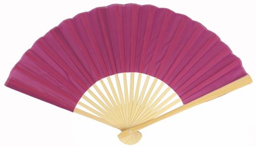  BULK PACK (50) 9" Violet Silk Hand Fans for Weddings - AsianImportStore.com - B2B Wholesale Lighting and Decor