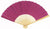 BULK PACK (50) 9" Violet Silk Hand Fans for Weddings - AsianImportStore.com - B2B Wholesale Lighting and Decor