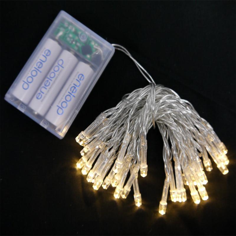 30 LED Warm White Mini String Lights, 10.8 FT Clear Cord, Battery Operated Powered - AsianImportStore.com - B2B Wholesale Lighting and Decor