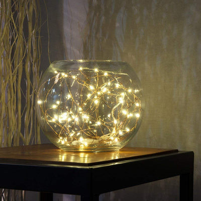 7.5 FT | 20 LED Battery Operated Warm White Fairy String Lights With Silver Wire - AsianImportStore.com - B2B Wholesale Lighting and Decor