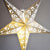 24" Silver Wave Glitter Paper Star Lantern, Hanging - AsianImportStore.com - B2B Wholesale Lighting and Decor