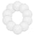 BULK PACK (10) 24" White Round Paper Lanterns, Even Ribbing, Hanging Decoration - AsianImportStore.com - B2B Wholesale Lighting and Decor