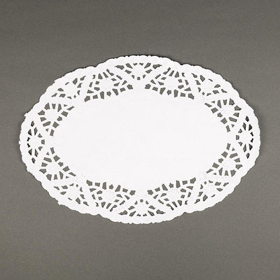 9" Oval White Lace Paper Doilies Disposable Party Table Decor (50-PACK) - AsianImportStore.com - B2B Wholesale Lighting and Decor