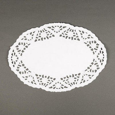 9" Oval White Lace Paper Doilies Disposable Party Table Decor (500 PACK) - AsianImportStore.com - B2B Wholesale Lighting and Décor