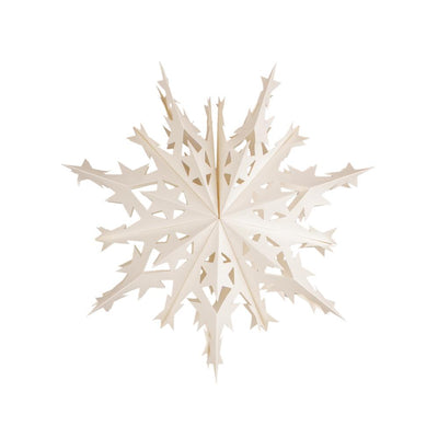 10" White Premium Handcrafted Paper Snowflake Hanging Decoration - AsianImportStore.com - B2B Wholesale Lighting and Decor