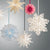 10" White Premium Handcrafted Paper Snowflake Hanging Decoration - AsianImportStore.com - B2B Wholesale Lighting and Decor