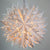 Quasimoon Pizzelle Paper Star Lantern (24-Inch, White, Winter Wreath Snowflake Design) - Great With or Without Lights - Holiday Snowflake Decorations - AsianImportStore.com - B2B Wholesale Lighting and Decor