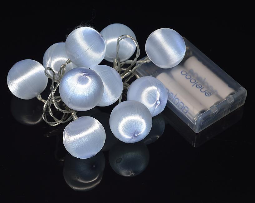 White Silk Ball String Light - AsianImportStore.com - B2B Wholesale Lighting and Decor