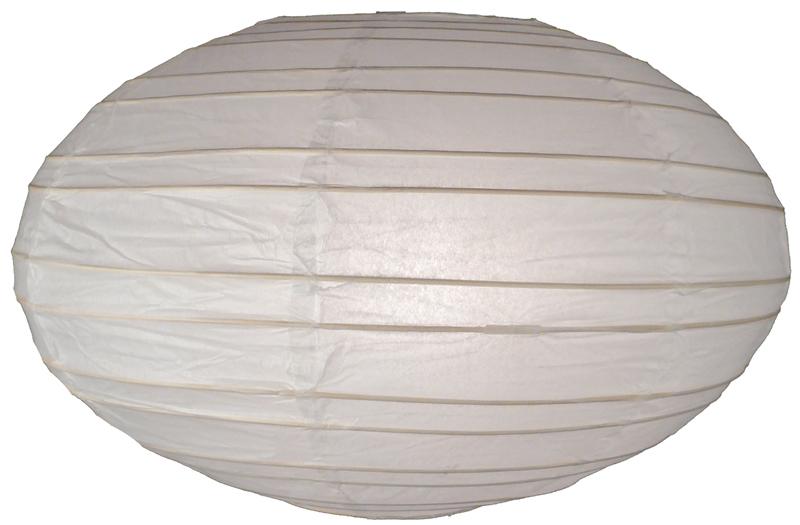 16" White Saturn Paper Lantern - AsianImportStore.com - B2B Wholesale Lighting and Decor