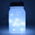 Fantado Wide Mouth Frosted Pearl White Mason Jar Luminaria Light w/ Hanging Cool White Fairy LED Kit - AsianImportStore.com - B2B Wholesale Lighting and Decor